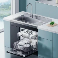 华帝TW50集成洗碗机不仅能洗锅碗，水果蔬菜也能洗！